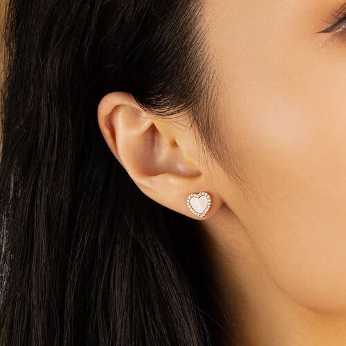 M Monaco爱心耳钉为你而来瓦力棋牌