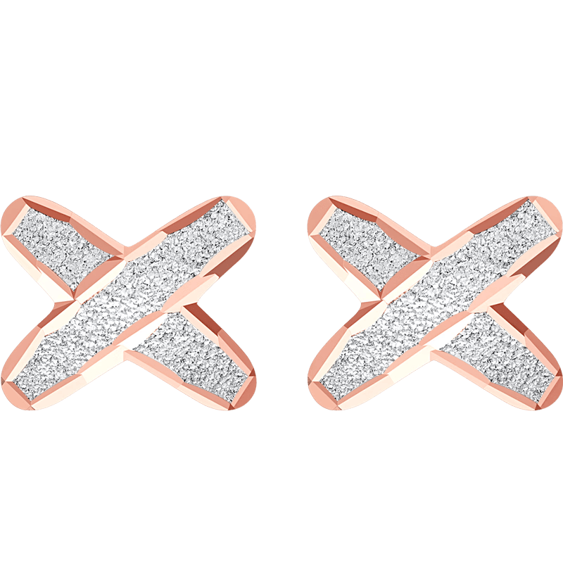 添闪耀——潮宏基彩金18K金耳钉瓦力棋牌试玩为她的每一个瞬间增(图1)